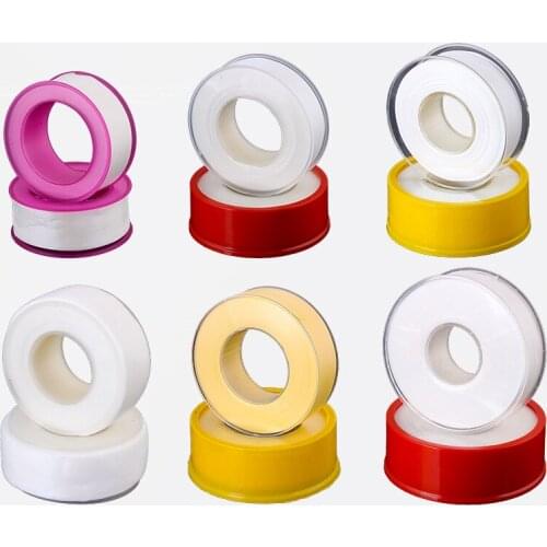 Raw Material Tape Factory Direct Sales PTFE Sealing Waterproof Tape 20 Meters Threaded Raw Tape Waterstop Thickening Reusable