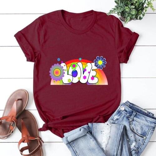 Summer Printing T Shirt Summer Women Short Sleeve Leisure Top Tee Casual Ladies Female T Shirts Woman Clothing TX10053