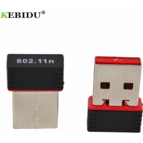 KEBIDU Mini USB WiFi LAN Adapter 150Mbps USB 2.0 WiFi Wireless Adapter 150M Network LAN Card Mini 150Mbps 802.11 ngb Wholesales