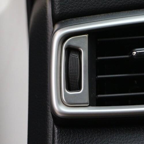 Carmilla Car Styling Interior Air Condition Sequins Trim Sticker For Nissan X-TRAIL Xtrail X trail T32 2013+ Qashqai J11 2014