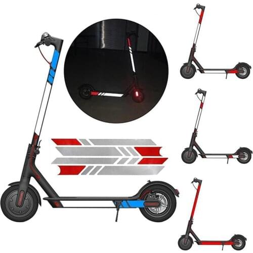 Front Rear Wheel Cover Eflective Sticker for Ninebot Max G30 Electric Scooter Warning Dustproof Reflective Sticker