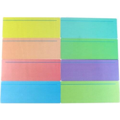 Guided Reading Highlight Strips Colored Overlay Reading Tracking Rulers Helps with Reduce Visual Stress (8 Pack)