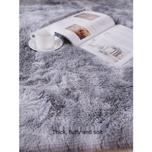 Nordic Plush Living Room Sofa Coffee Table Carpet Bedroom Cute Room Bedside Blanket Full Tatami Custom Floor Mat