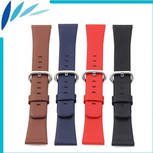Genuine Leather Watch Band 22mm for IWC Stainless Steel Pin Clasp Strap Wrist Loop Belt Bracelet Black Brown Blue Red + Tool