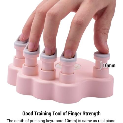SOLO SP-140 Piano Finger Trainers Fingers Strength Training Tools Finger Correctors for Piano Beginners, 1 Pair/Pack