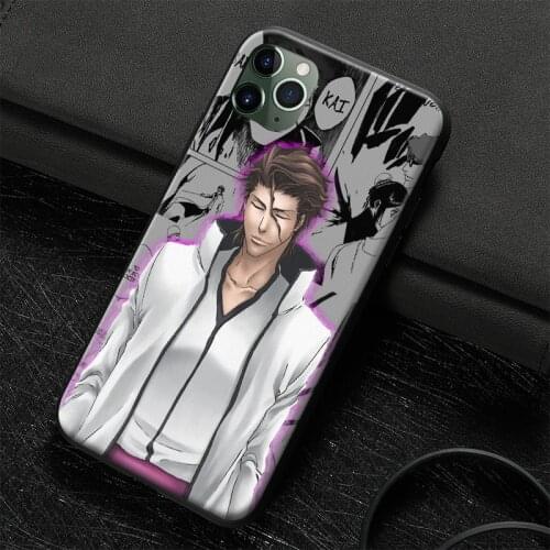 Sosuke Aizen Bleach Anime Phone Case Cover Shell For IPhone SE 6 6s 7 8 6sPlus 7Plus 8Plus X XR XS 11 Pro Max