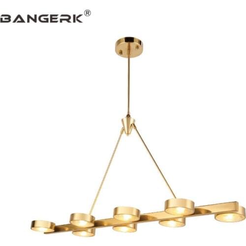 Post Modern Gold Luminaire LED Pendant Light Iron Glass Nordic Design Hanging Lamp Home Decor Lights Pendant Lighting Fixtures