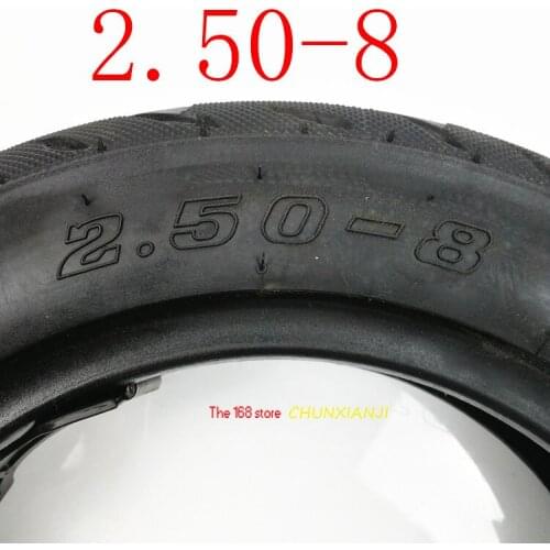 High quality 1pcs 2.50-8 tubeless Tire Special Purpose for Motorcycle Scooter with High Wear Resistance 250-8 Electric Vehicle