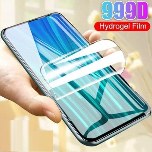 999D Safety Protective On Redmi 8A 9A 7A 9C 9T Hydrogel Film Screen Protector For Xiaomi Redmi Note 7 8 9 Pro 8T 9S Film