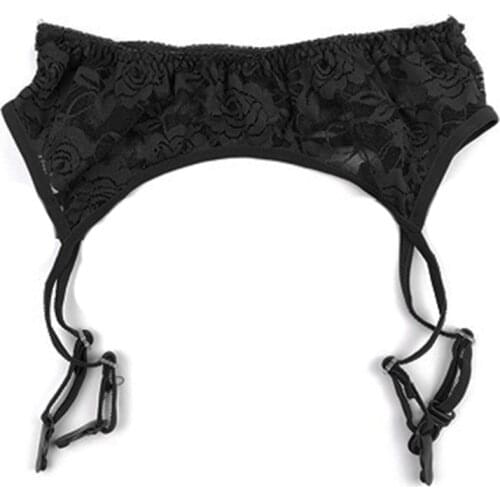 Women Sexy Lace Suspender Belt Wedding Bride Garter Belt Elastic Garters Fetish Suspenders Temptation Strumpfhalter