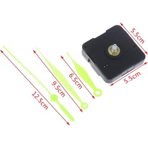 1Set Luminous Silent Wall Quartz Clock Movement Repair Tool Parts Kit DIY Set
