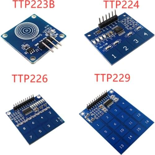 1pcs TTP223B / TTP224 / TTP226 / TTP229 Digital Touch Sensor Switch / 1/4/8/16 Channel Capacitive Touch Sensor