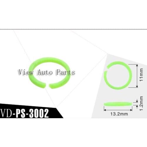 100pcs for Chevrolet GMC Fuel Injector Plastic Washer Oring Seals Fuel Injector Repair Kit 13.2*11*1.2mm VD-PS-3002