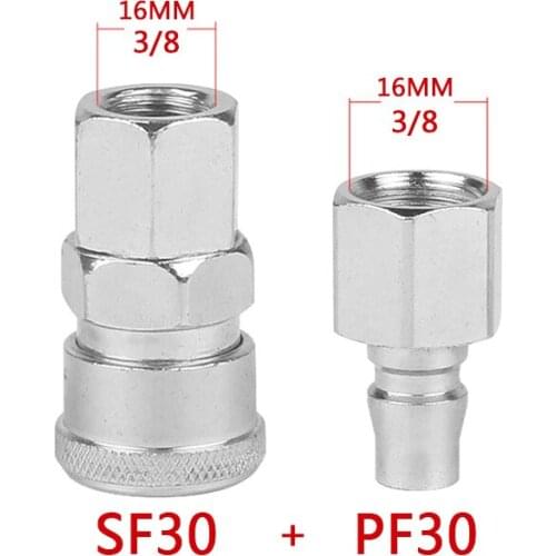 3/8" Female BSPT C type Quick connector High pressure coupling SF PF 30 work on Air compressor Pneumatic fitting