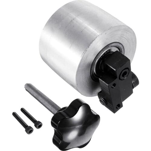 Aujust Belt Sander Grinder Wheel 68x50mm Aluminum 6301 Bearing Driving Wheel for Sanding Machine Woodworking DIY Tool