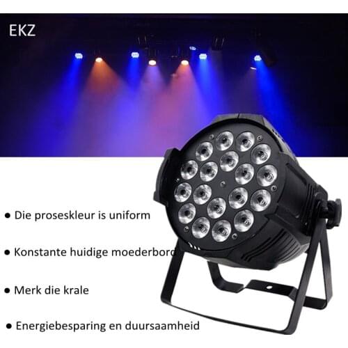 Hot Aluminum LED Par 18X15W RGBW 4in1 LED Par Can Par 64 LED Spotlight DJ Lighting Stage Lighting