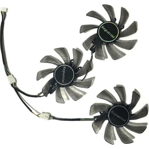 GTX1080 GTX1070 GTX1080Ti GPU VGA Cooler Cooling Fan For kuroutoshikou KFA2 GTX 1080/1080Ti/1070 Video Cards As Replacement