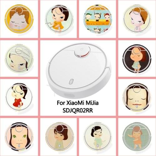 Customized Custom Portrait Sticker for xiaomi Robot Robotic SDJQR02RR Vacuum Cleaner Protective Skin Spare Parts Accessories