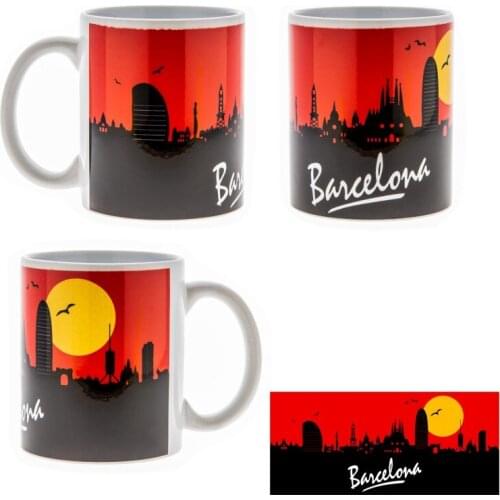 Ceramic mug profile Barcelona