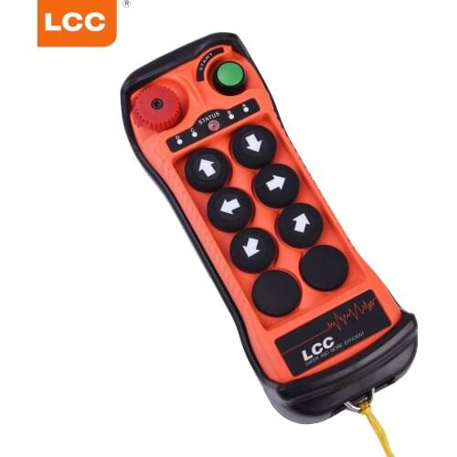 LCC Q600 industrial 6 keys apollo telecrane hydraulic lift wireless remote control