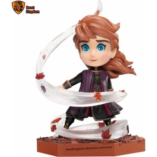 Beast kingdom Disney Frozen 2 Anna princess mini egg Attack Series garage Garage Kits Model Kits Collecting gift toys