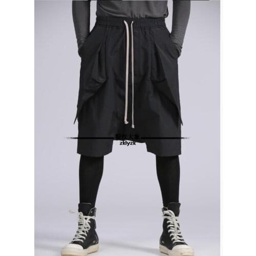 27-44 2020 Men Clothing Wings Side Pocket Shorts Casual Casual Pocket Shorts Male Personalized Singer Plus Size Costumes