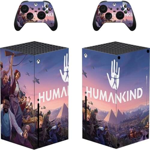 Du Shen Style Xbox Series X Skin Sticker for Console & 2 Controllers Decal Vinyl Protective Skins Style 1