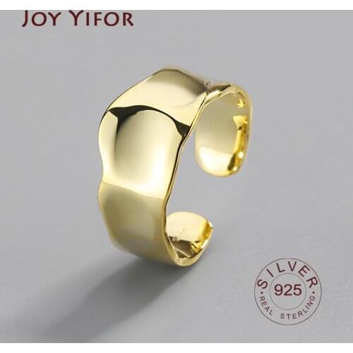 Irregular 925 Sterling Silver Rings Anillos Plata Para Bijoux Argent Massif Pour Femme Accessories Women Fine Jewelry