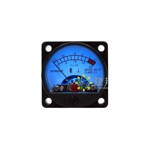 Original VU meter electric guitar bass words amplifier effect level meter DB sound pressure meter backlight