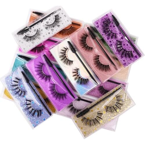 3pcs 3D Eyelashes Natural Long Eyelashes Cruelty-free Handmade Black Strip Lashes Reusable Eyelashes False Lashes Upper Lashes
