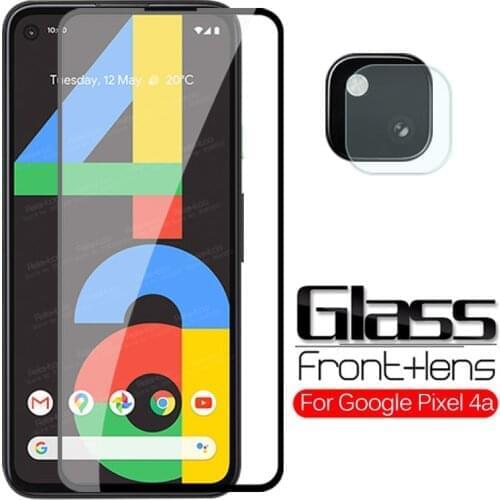 For Google Pixel 4a Glass camera lens protective Glass For Google Pixel4a 4 a 5.81" screen protector tempered glas safety Film