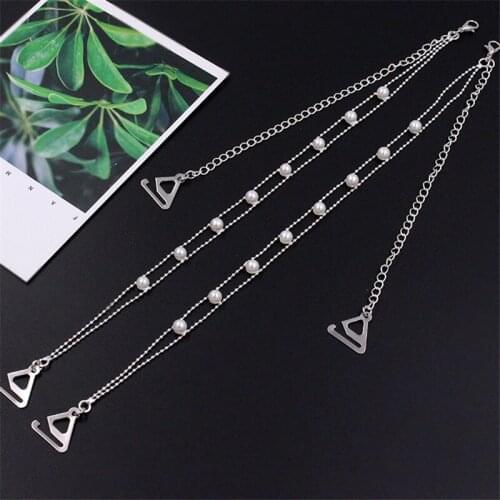 Pearl Bras Straps Sexy Brassiere Invisiable Adjustable Lenceria Straps Beauty Back Shoulder Strap Underwear Bra Accessories