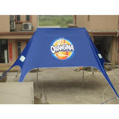 10m x 14m Double Peak Star Tent with Digital Logo Printing on Cover Top for Event Advertisement Exhibition Display Event Show