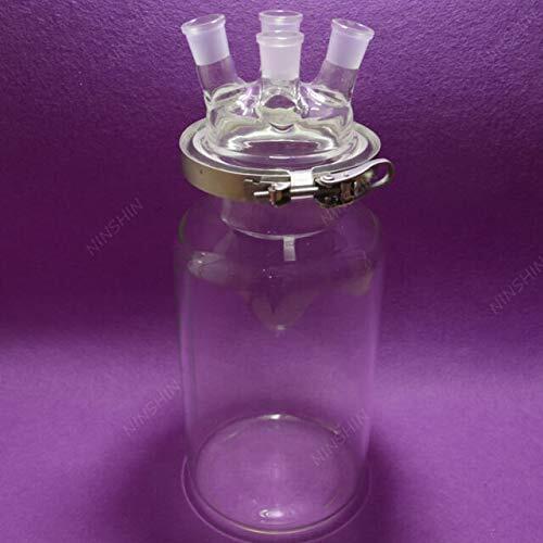 20000mL 24/​40 4 Necks,​Glass Cylinder Reactor,20 Litre Flat Bottom Reaction Flask,Any Joint Would be Available
