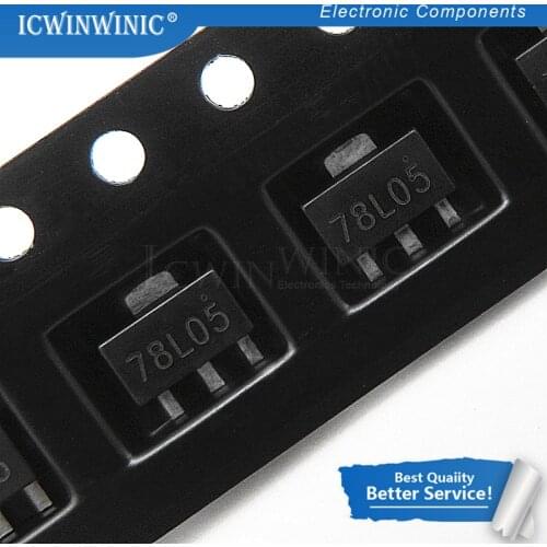50piece 78L05 SOT89 SOT SMD Triode New original In Stock