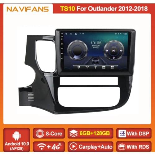 GPS Android 11 4G Lte DSP Carplay For Mitsubishi Outlander 3 III GF0W GG0W 2012-2018 Car Radio Multimedia Video Player Auto 2din