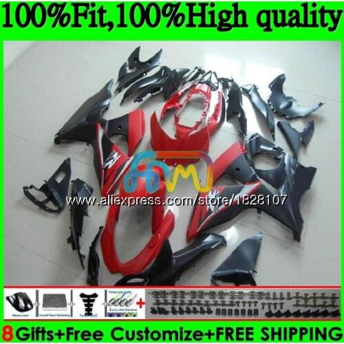 Injection For SUZUKI GSXR 600 Matte red Hot 750 GSXR750 11 12 13 14 15 39BS.28 K11 GSXR600 2011 2012 2013 2014 2015 2016 Fairing