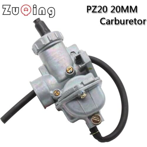 PZ20 20mm Motorcycle Carburetor Carb For 50cc 70cc 90cc 110cc 125cc 135 For Dirt Pit Bike Monkey Bikes ATV Quad Go Kart
