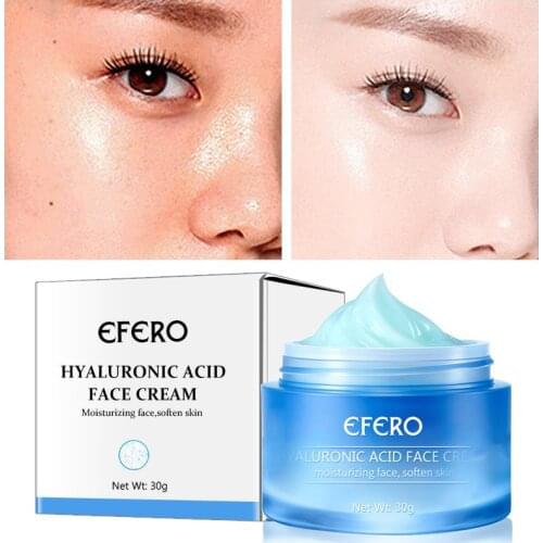 Hyaluronic Acid Face Cream For Dry Skin Care Anti Wrinkle Brightening Shrink Pores Anti-Aging Whitening Moisturizing Face Creams