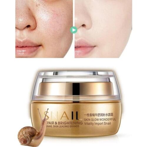One Spring Snail Cream Anti Wrinkle Nourishing Spot Acne Cream Treatment Faical Skin Care Moisturizer Repair Face Day Cream 50g