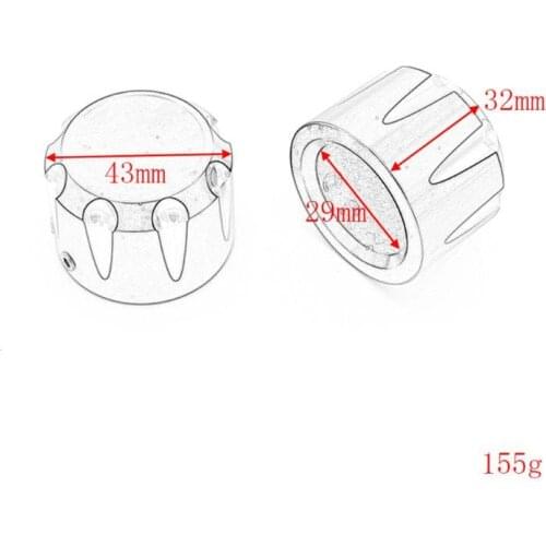 Motorcycle Front Axle Cap Nut Cover for harley Electra Glide Softail Dyna Street Glide Sportster