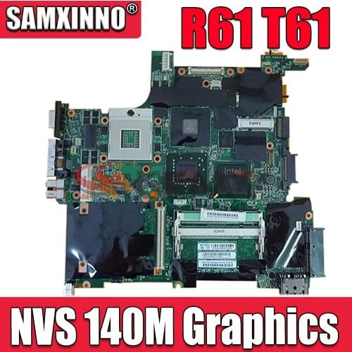 Akemy FRU 44C3933 Laptop Motherboard For Lenovo Thinkpad R61 T61 mother boards 965PM DDR2 NVS 140M Graphics Mainboard