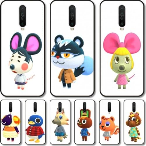 Many animals Phone Case For Redmi 10 9 8 7 6 GO S C T PRO Note 5G Black Cover TPU