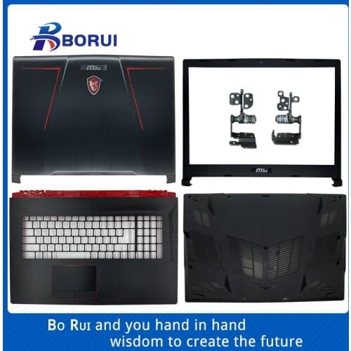 New Laptop Cover Case For MSI GE73 GE73VR 7RF-006CN MS-17C5 Series LCD Back Cover/Front Bezel/Palmrest/Bottom Case/LCD Hinges