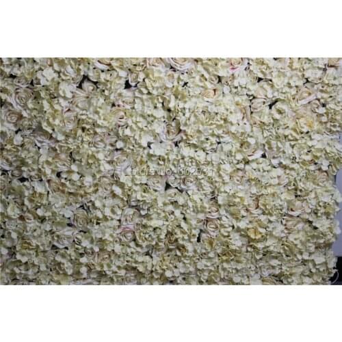 SPR Free Shipping-champagne-10pcs/lot hot sale wedding engagement flower decoration artificial flower wall backdrop