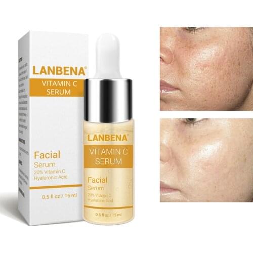 Vitamin C +Six Peptides Serum 24K Gold+Hyaluronic Acid Serum Anti Aging Wrinkle Moisturizing Firming Whitening Skin Care