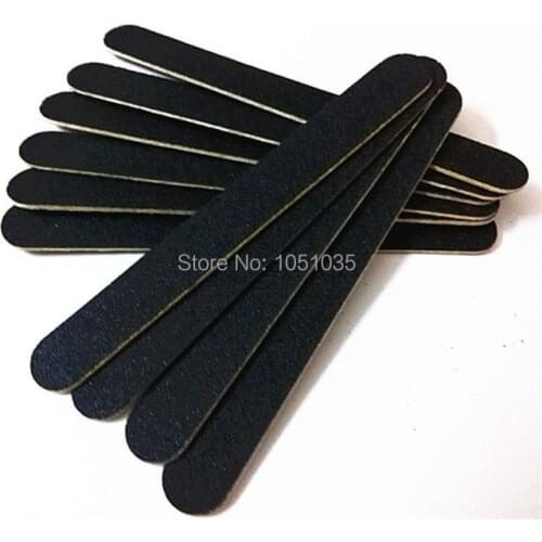 High quality black nail file wood nail file 5" nail file 180/180 dropshipping 300 pcs/lot