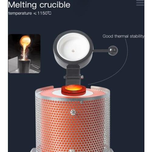 Yihui High Quality 1KG 2KG 3 KG Capacity Optional Casting Crucible Graphite Crucible Melting Crucible for Melting Furnace