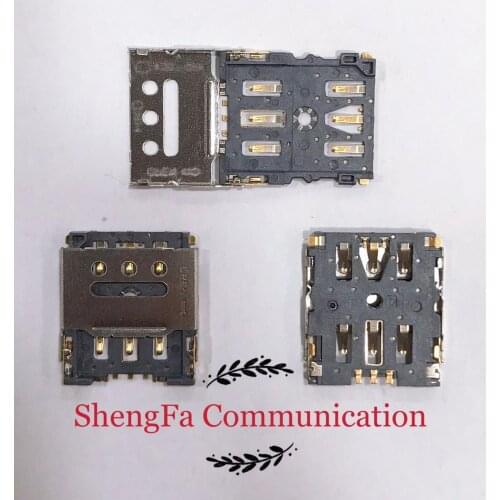 10pcs/Original for Jio Sim Card Adapter Micro Nano SIM Flip 3PIN Card Socket Child Smart Watch Connector Slot Tray Holder