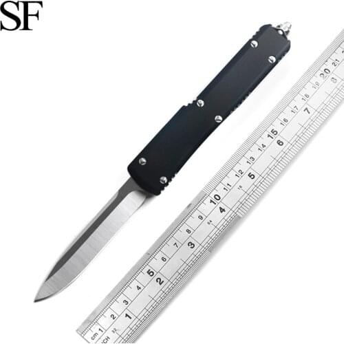 14 Paragraph OTF UT Knife High Hardness D2 Blade Aluminum Alloy Handle Outdoor Multi-Functional Fishing Adventure